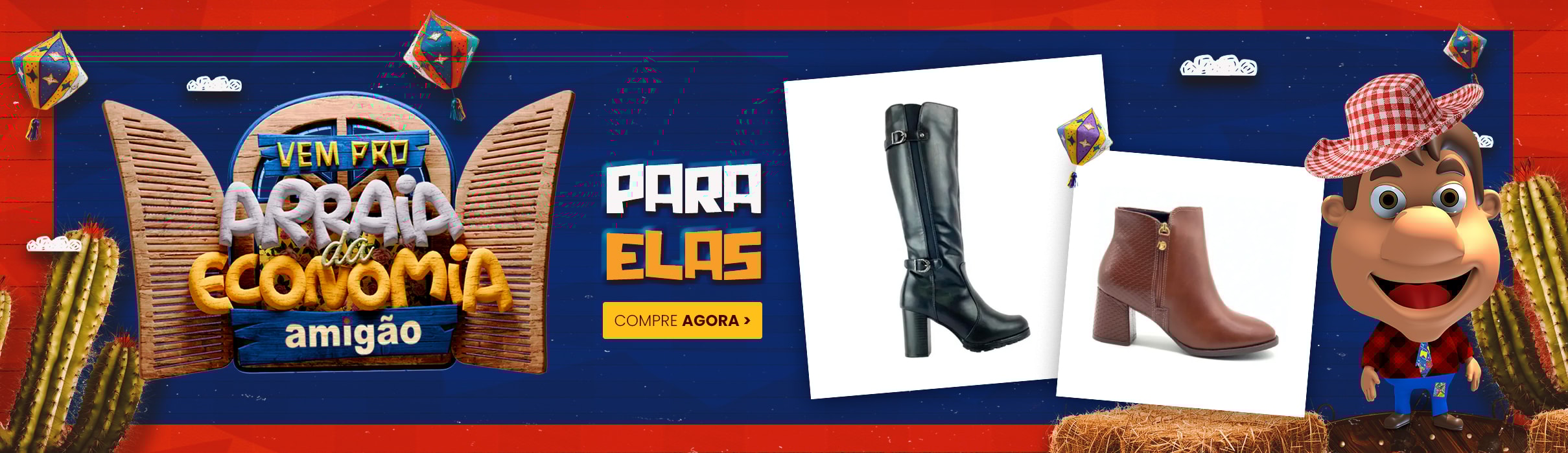 Banner Arraia feminino