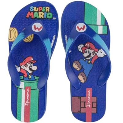 Chinelo grendene super mario 23153