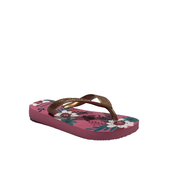  CHINELO INFANTIL FEMININO  HAVAIANAS KIDS FLORES 4000052  