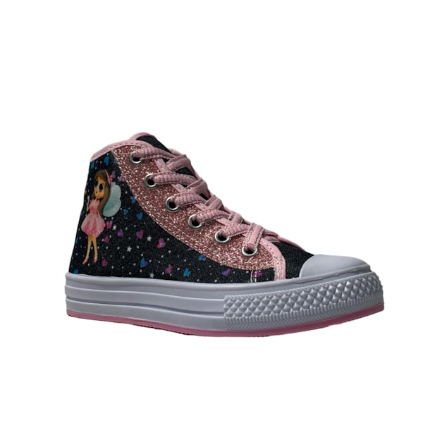  TÊNIS INFANTIL FEMININO CANO MÉDIO STAR CHIC I230    